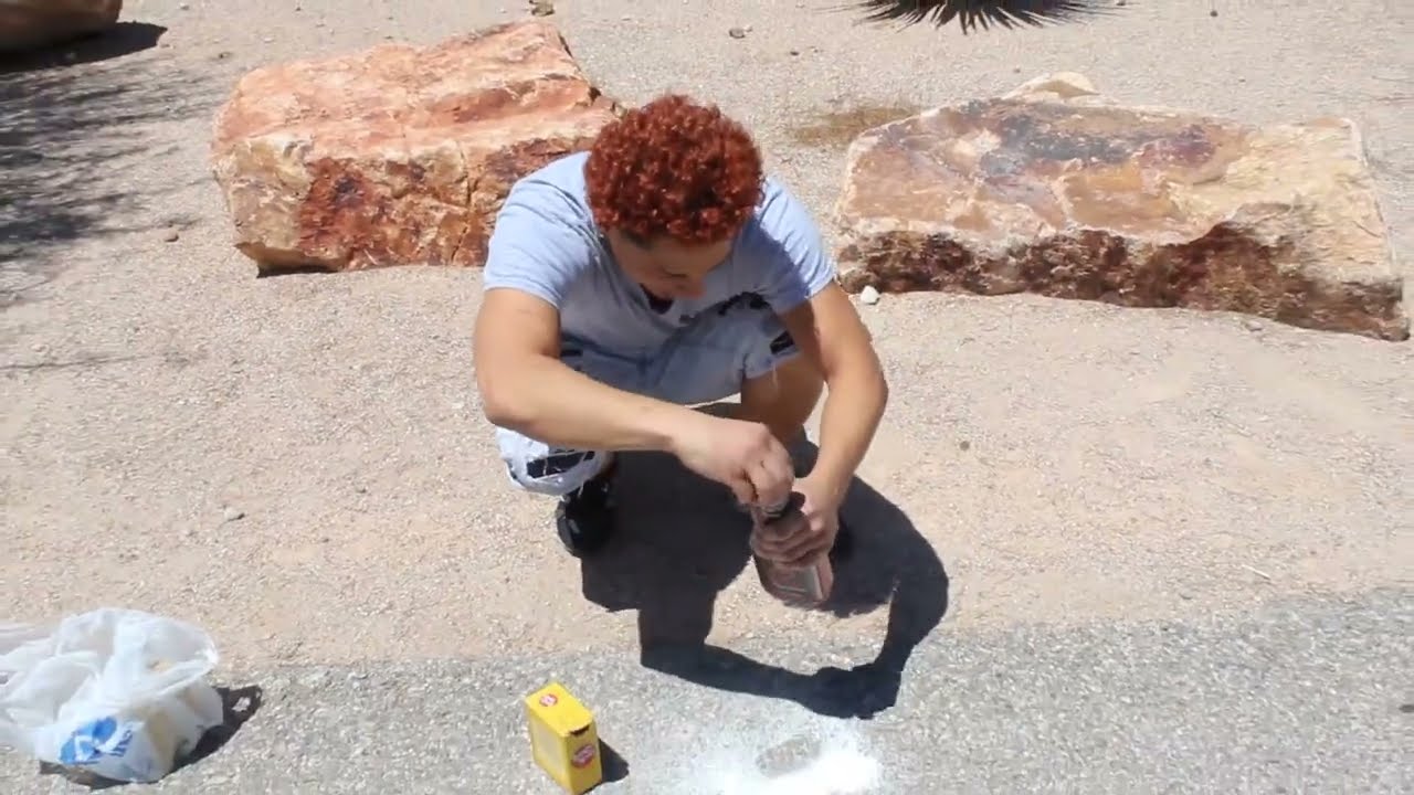 ketchup n baking soda experiment( kidlex outwest) YouTube