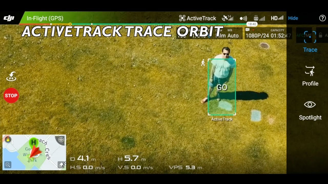 dji mavic active track modes