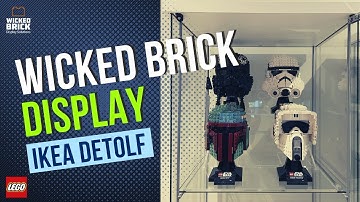 WICKED BRICK Display for IKEA Detolf Glass Display Unit