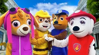 Paw Patrol Ultimate Rescue: TEAM PAW PATROL Action Story IN REAL LIFE- Paw Patrol Funny