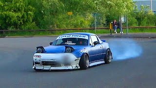 MX5 Sends It At Reading Japanese Meet! - Modified Cars Arriving At Reading Japanese Meet May 2023!