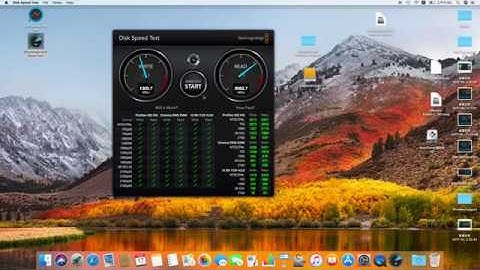 TEKQ Rapide Thunderbolt 3 NVMe SSD E7 512GB test with 1GB Test File size Blackmagic Disk Speed Test