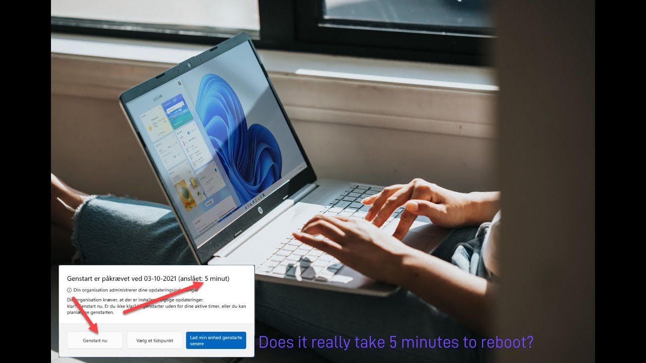 Real world test - Reboot time of Windows 11 - YouTube