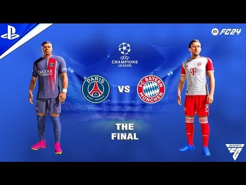 FC 24 PSG vs Bayern Munich - Final UEFA Champions League [Gameplay PS4 ...