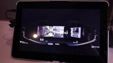 Rightware Cluster HMI on "Jacinto 6" SoC