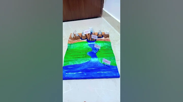 Model of source of a river/ SST Model #shorts #youtubeshorts  @Artcrafteditsuperstar