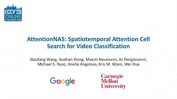 [ECCV 2020] AttentionNAS: Spatiotemporal Attention Cell Search for Video Classification