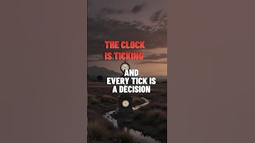 WISDOM ON TIME: THE CLOCK IS TICKING AND EVERY TICK IS A DECISION