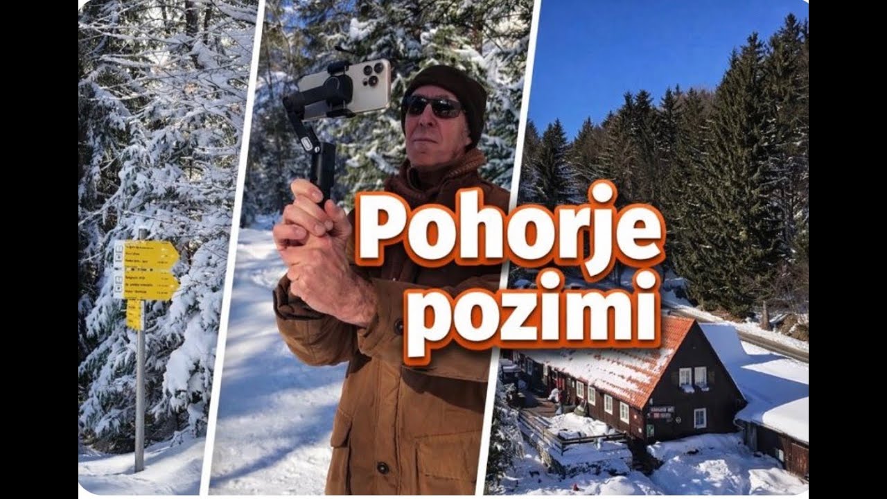 Pohorje pozimi - Sprehod po zasneženem mariborskem Pohorju