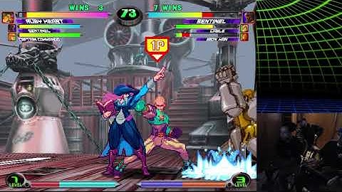 MvC2: Josh 360 - Ruby + Cap Rushdown Bops Sentinel back to Mastermold .:7.2.25:.