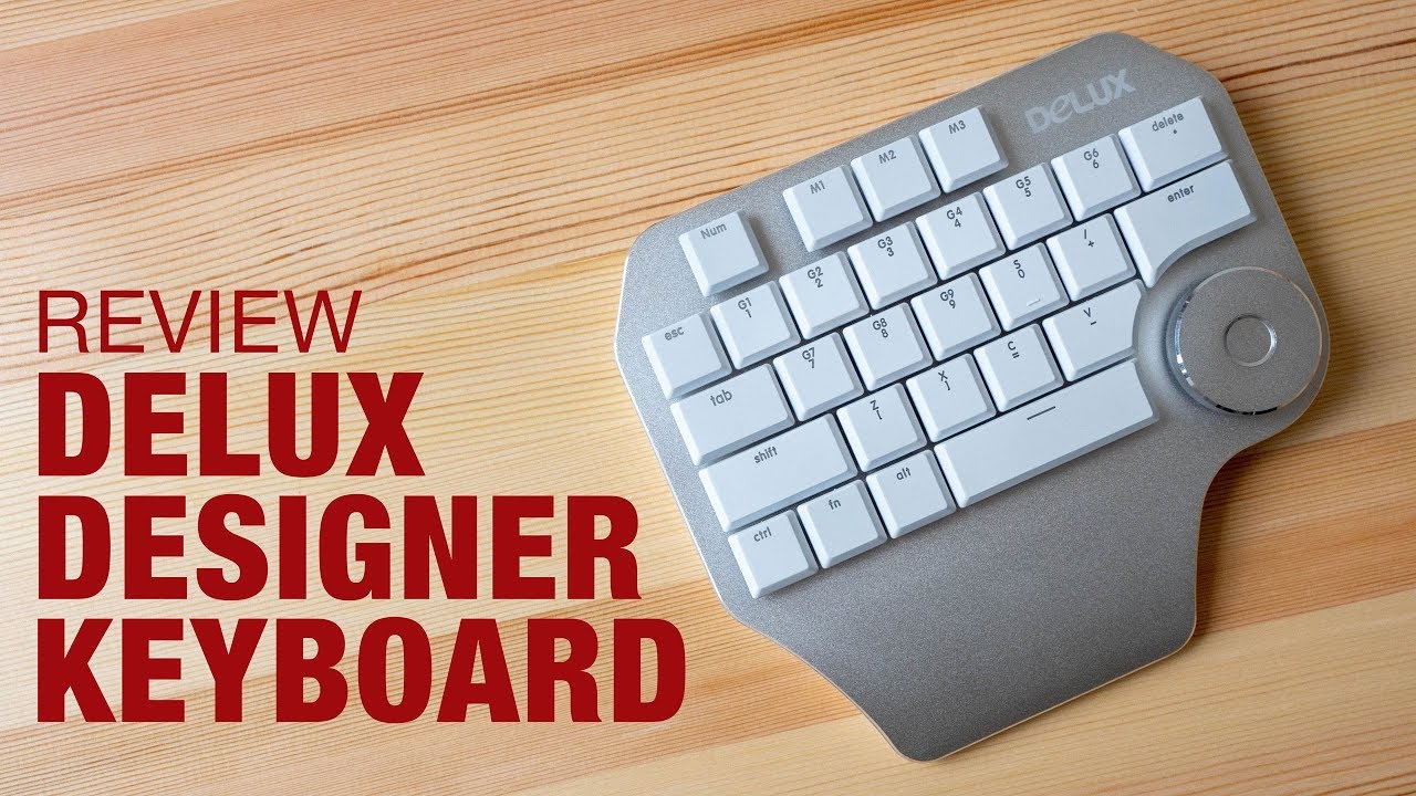 最新左手用キーボードDelux Designerが届いたのでご紹介します！ - YouTube