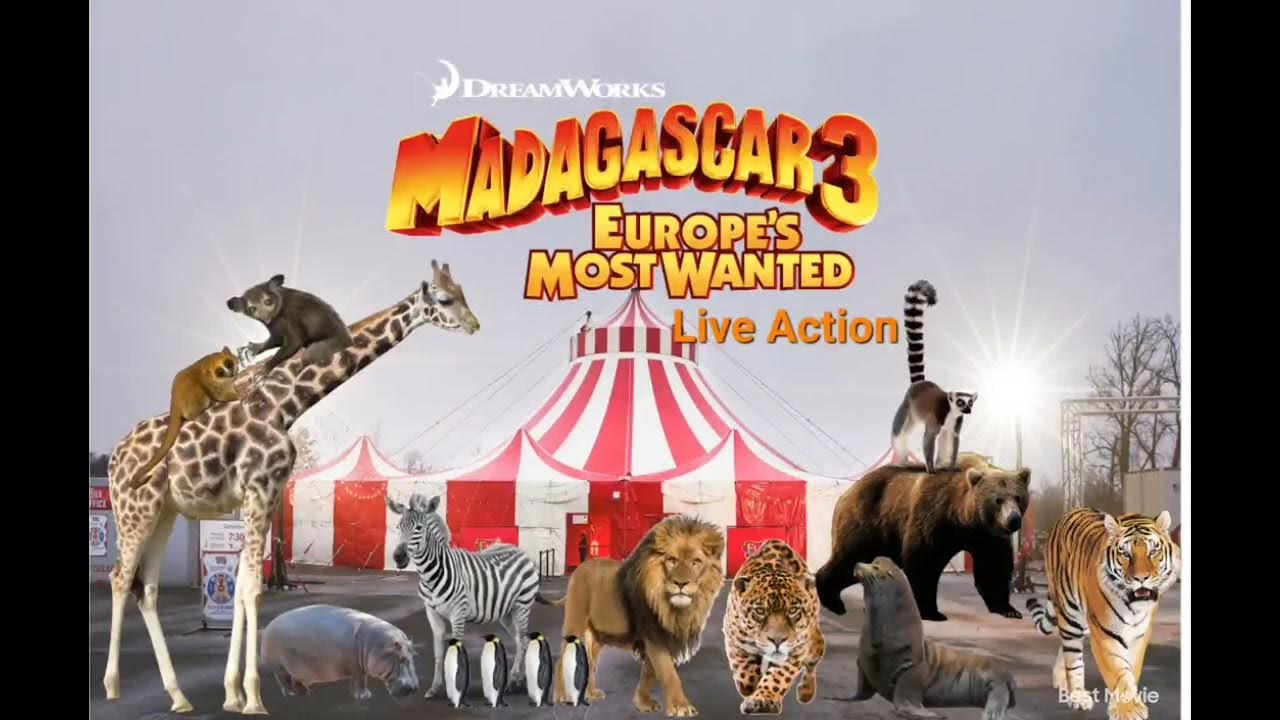 Madagascar 3 Europe Most Wanted Live action Poster - YouTube