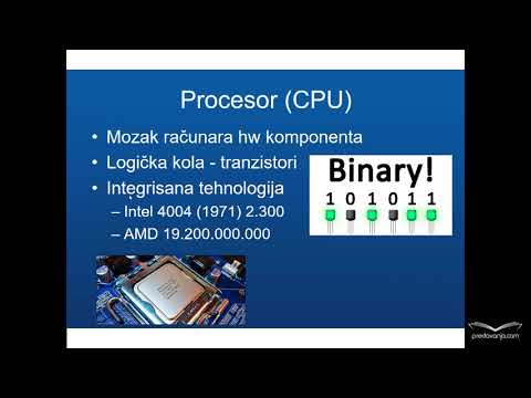 CPU - Centralna procesorska jedinica - Računarstvo i informatika I