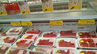 Франция. Цены на мясо в магазине