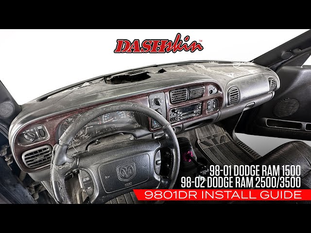 DashSkin 2 Piece Molded Dash Cover Kit for 02-05 Dodge Ram in