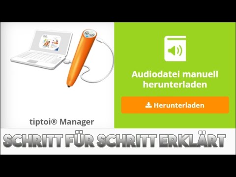 Tiptoi Bücher installieren mit dem Tiptoi Manager oder Manuell