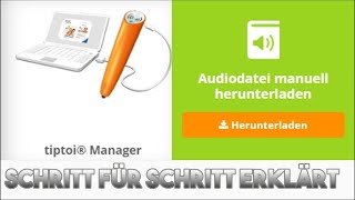 Tiptoi Bücher installieren mit dem Tiptoi Manager oder Manuell