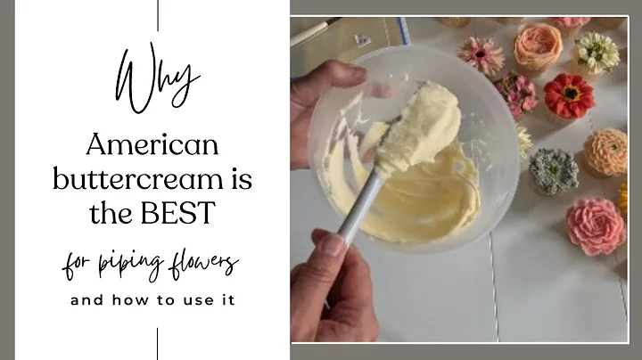 Why American Buttercream Is THE BEST for Piping Flowers (And the Perfect Consistency!)