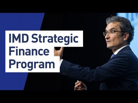 IMD - Strategic Finance  (SF) Information Session