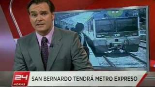 TVN 24 Horas - San Bernardo tendrá Metrotren expreso. Maipo Contigo sigue campaña