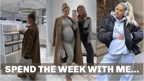 SPEND THE WEEK WITH ME WHILST FULL TERM PREGNANT!!! & CUTE SISTER DATES | MOLLYMAE