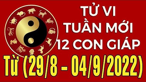 Tử vi Tuần mới từ (29/8 - 4/9/2022) của 12 con giáp: Thìn,Tuất gặp tiểu nhân & thị phi, Hợi đón lộc.