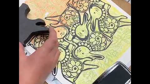 ArtFoamies Bunny Tessellation by Marta Harvey