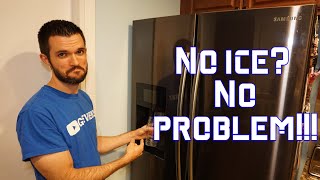 Samsung Ice Maker not making Ice? Here is a quick fix video for any sidebyside fridge.