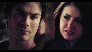 ►damon + elena | listen to your heart