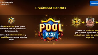 Pool Pass Breakshot Bandits Season Unlocked Rewards (2023). 8 Ball Pool