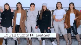 How To Style Leather For Fall 2020 | MELINDA BROOKE