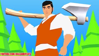 Idle Lumberjack 3D (By Voodoo) iOS Android Gameplay First Look screenshot 5