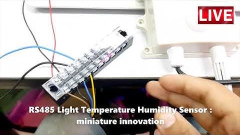 RS485 Light Humidity Temperature sensor : miniature innovation