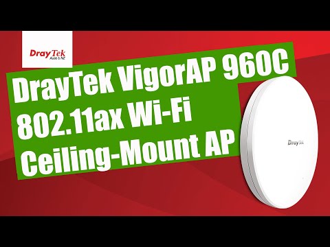 DrayTek VigorAP 960C (802.11ax) Wi-Fi Ceiling-Mount AP