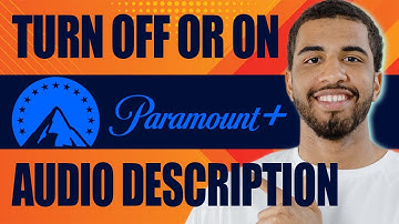 How to Turn off or on Audio Description on Paramount+ Plus (2025)