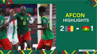 AFCON Highlights Cameroon vs Burkina Faso (2-1)  Ethiopia vs Cape Verde (0-1)