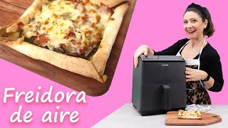 ✅La CENA más FÁCIL: Pizza falsa con bordes rellenos de queso #FREIDORADEAIRE @cosoriespana