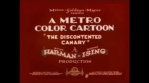 Happy Harmonies - The Discontented Canary (1934) Opening and Closing