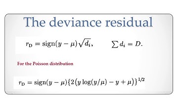 MOOC Residual Analysis For A GLM