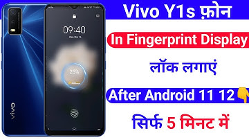 vivo y1s infingerprint lock kaise lagaye | how to set display finger lock vivo y1s | technical vijay