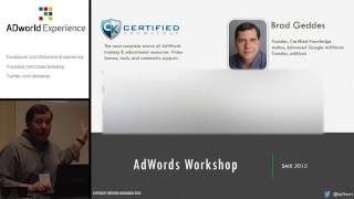 Advanced AdWords Seminar by Brad Geddes