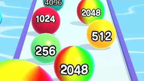 Ball Run 2048- All Levels Gameplay walkthrough Android, iOS (65 LEVEL)