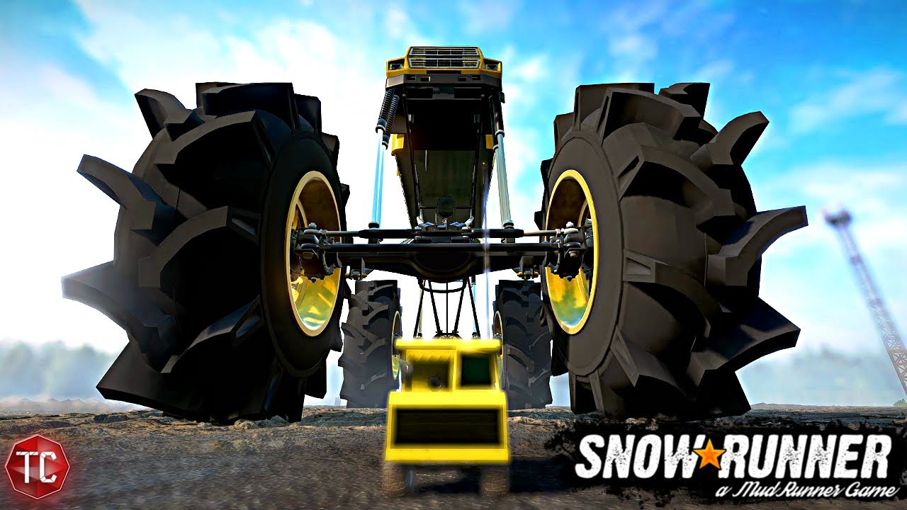 SnowRunner: smallest vs LARGEST! (Mega Bus & Tinka)