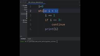 Why 3 is Missing Continue in Python Explained 😱