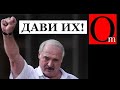 "Давай, дави их!" Лукашенко подписал себе приговор!