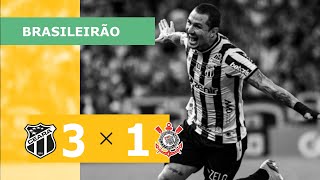 Ceará 3 x 1 Corinthians - Gols - 16/07 - Brasileirão 2022