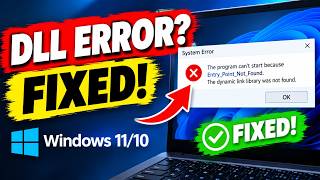 How to Fix Entry Point Not Found DLL Error in Windows 11 & 10