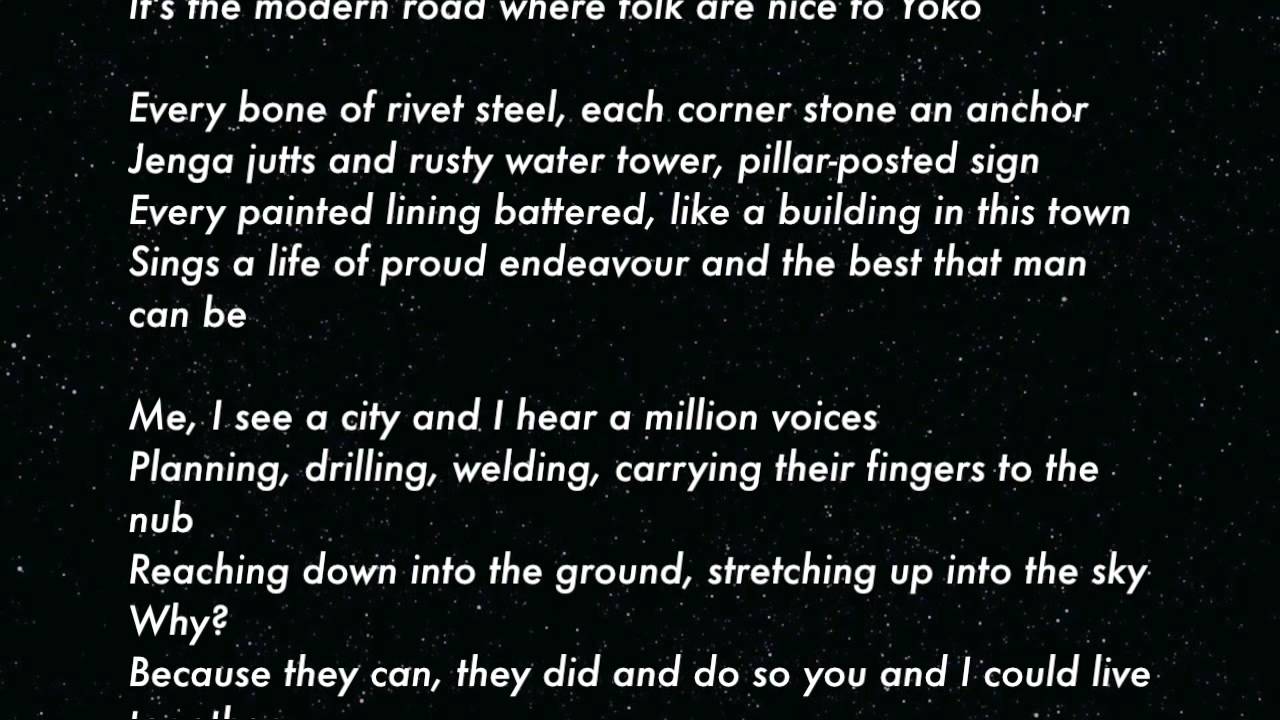 Elbow New York Morning Lyrics YouTube