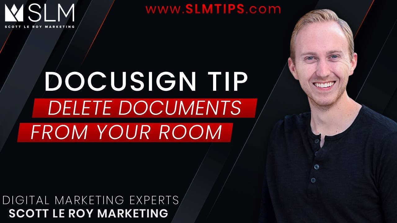 DocuSign Tip - Delete Documents From Your Room - YouTube