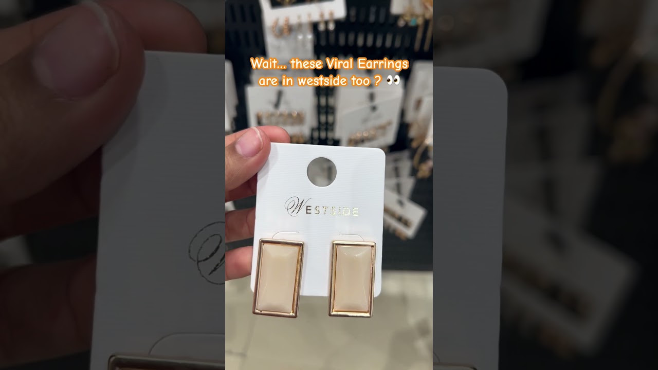 Viral Instagram earring Found in Westside?!💥Accessoryhaul earring jewellery